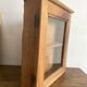 Armoire murale, vitrine  ancienne en bois
