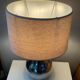 Lampe design en métal chromé