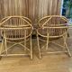 Mid-20th century rattan lounge for garden, terrace, veranda, etc.
