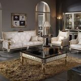 Fauteuil gueridon et lampe de luxe très haut de gamme