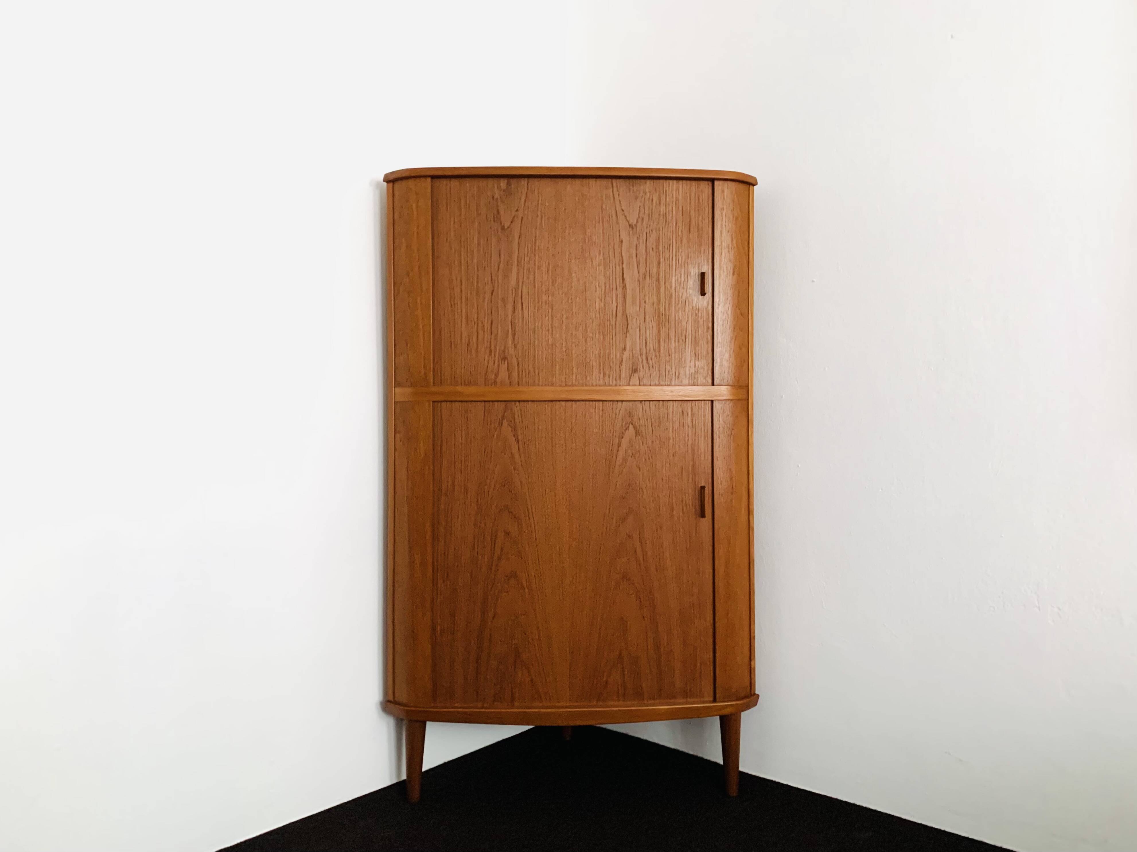 Teakwood Corner Cabinets by Arne Hovmand-Olsen for Skovmand and Andersen
