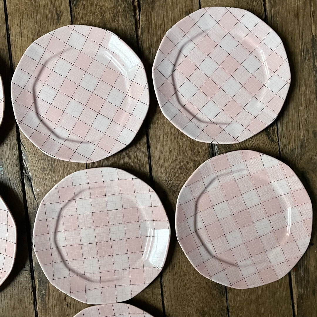 Lot de 10 assiettes et 1 plat