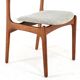 Set of 8 Erik Buch chairs for O.D. Møbler model 49 'Bur' - Danish design