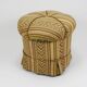 Art Deco Stool Friedrich Otto Schmidt, Pouf, Original Condition, Vienna, 1920s