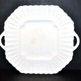 Antique octagonal dish in English "Bone China" opaque cream earthenware COPELAND SPODE England