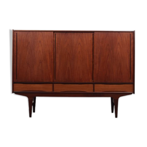 enfilade en teck, design danois, années 1960, production: danemark