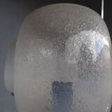 Luster chrome metal and blown glass 1970