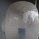 Luster chrome metal and blown glass 1970