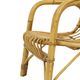Italian rattan armchair, French Riviera style; Bohemian style side table