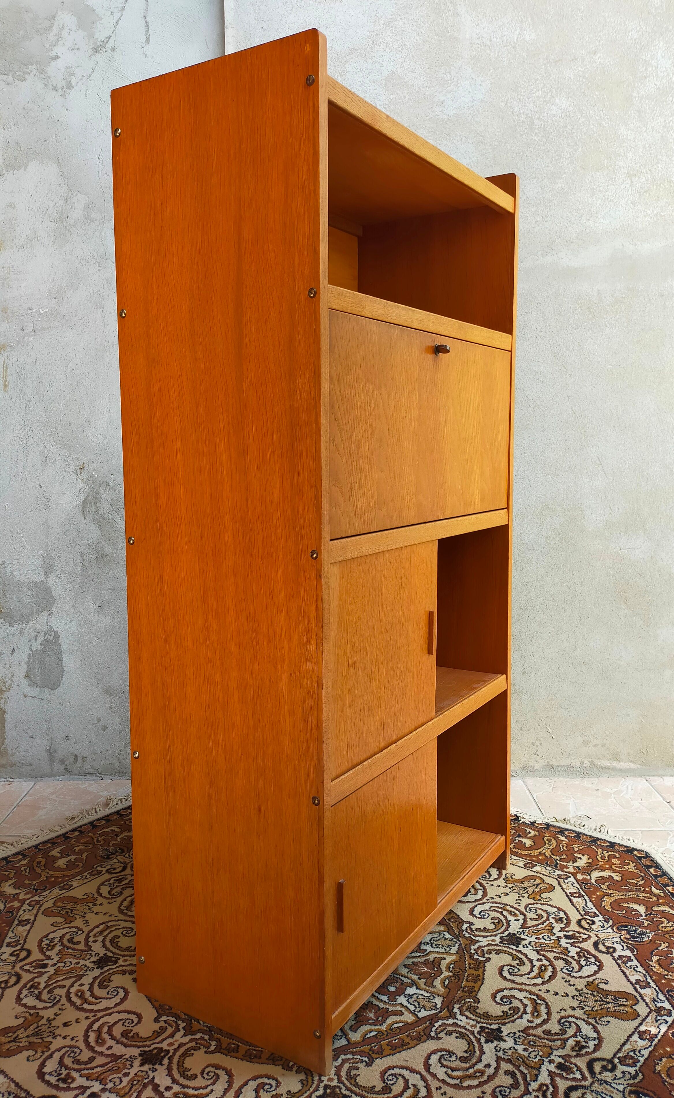 Vintage oak secretary