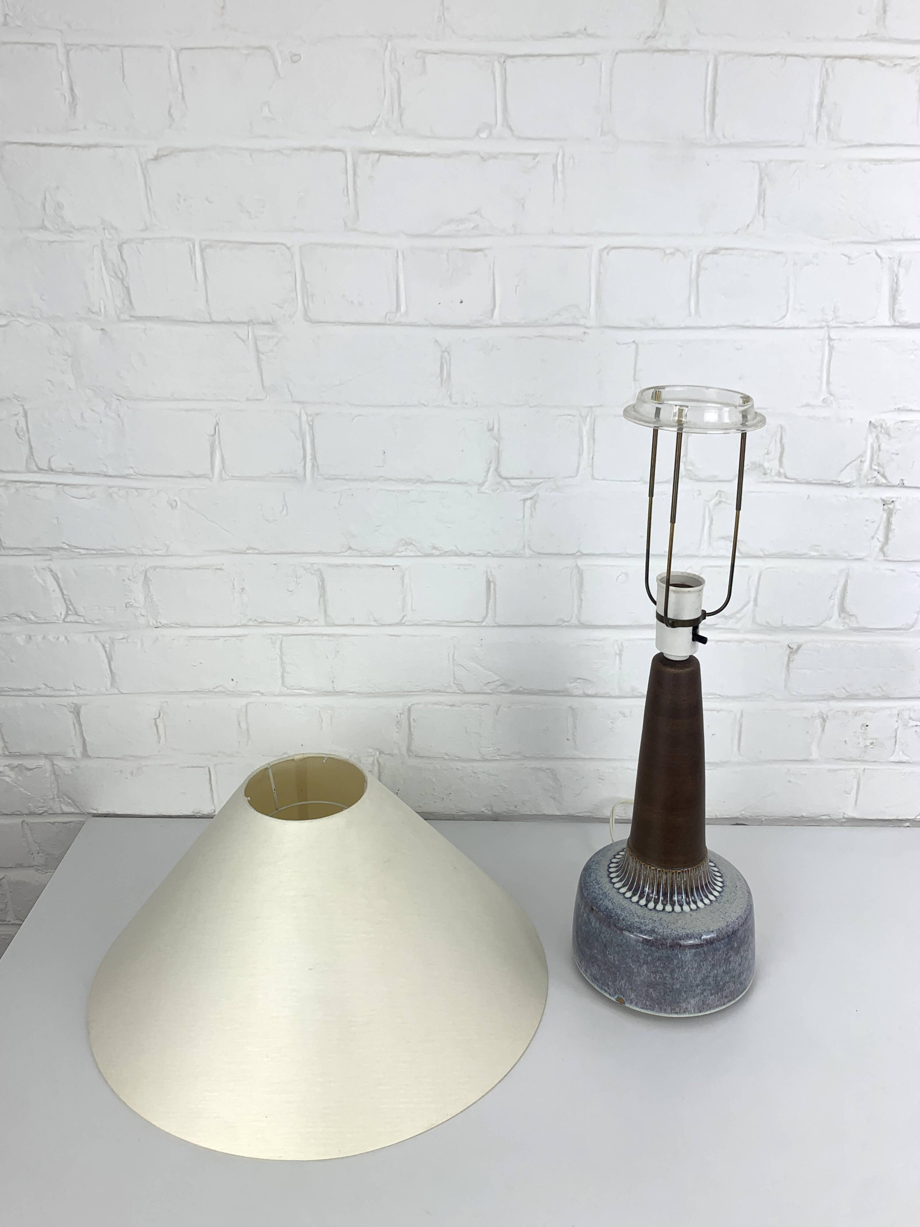 Scandinavian table lamp in ceramic Søholm Stentøj Denmark
