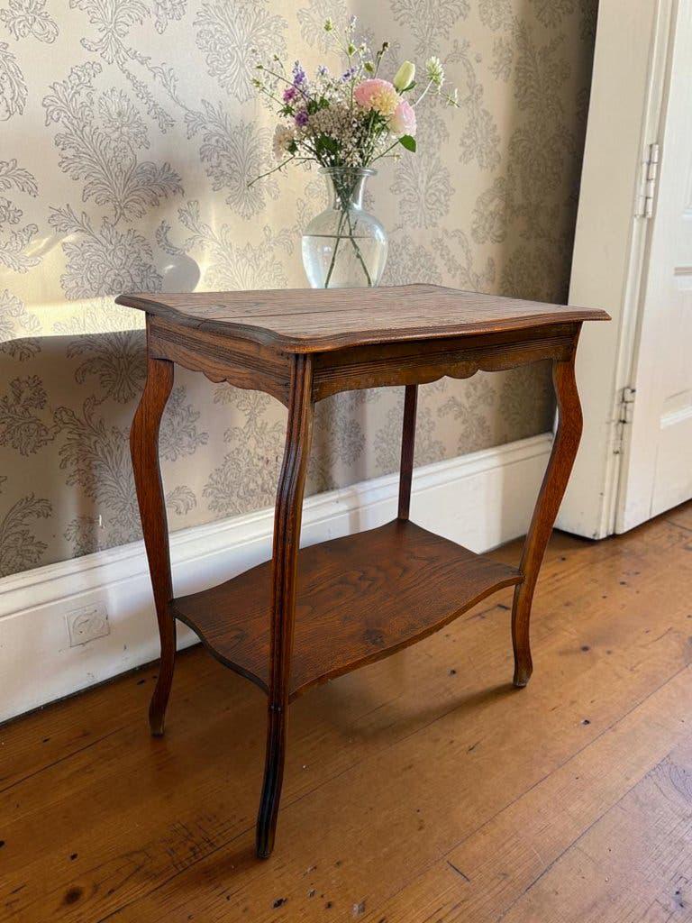 Table d'appoint/table à plantes vintage en bois