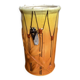 Vase Vallauris signed with cicada dimensions: height - 21.5 cm - diameter - 12 cm.