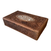 Boîte en bois et nacre
