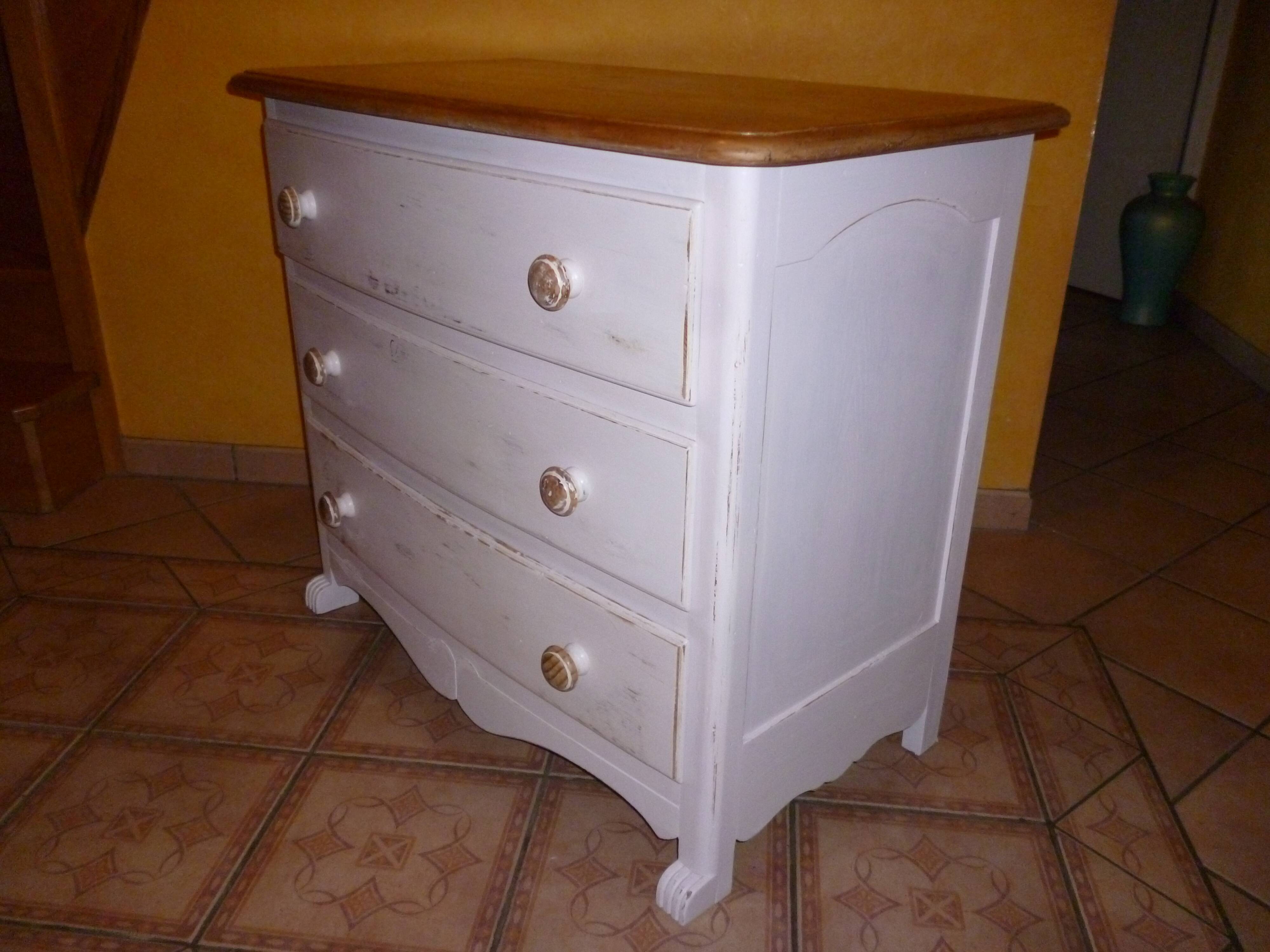 White dresser