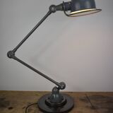 Jielde lamp on industrial metal base