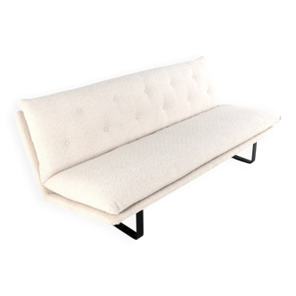 Kho Liang Ie Artifort sofa C684 - new upholstery teddy fabric
