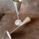 Set of vintage metal flutes