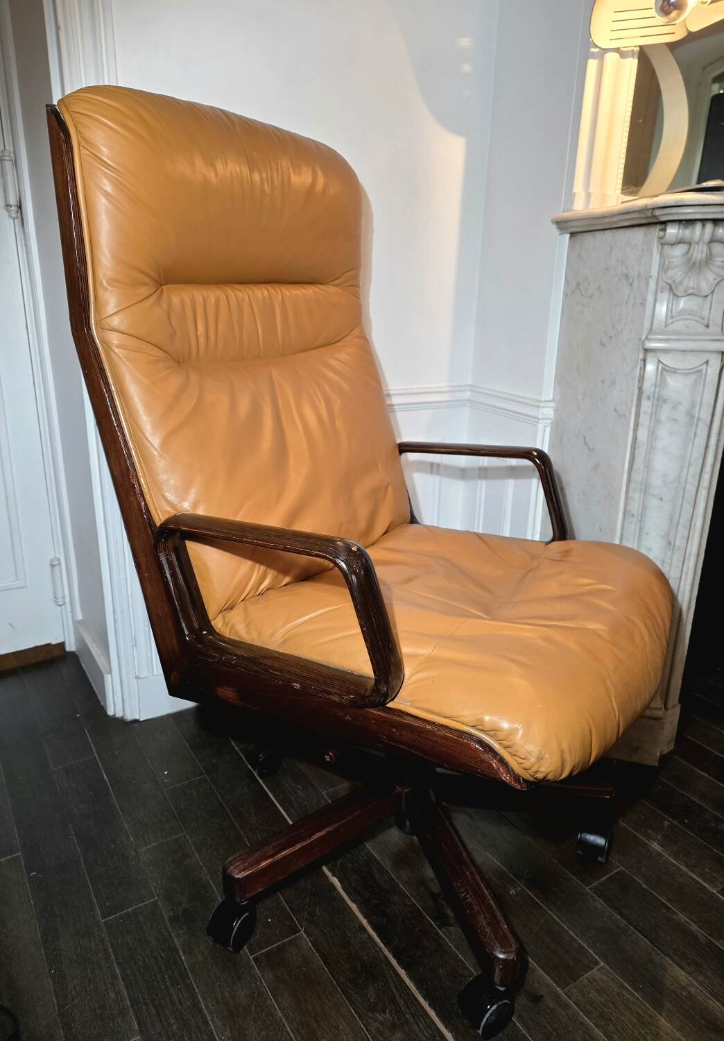 Kiruna executive chair by Studio Tecnico Vaghi (1970s) – Cu