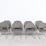 8 armchairs knoll international 60's Eero Saarinen