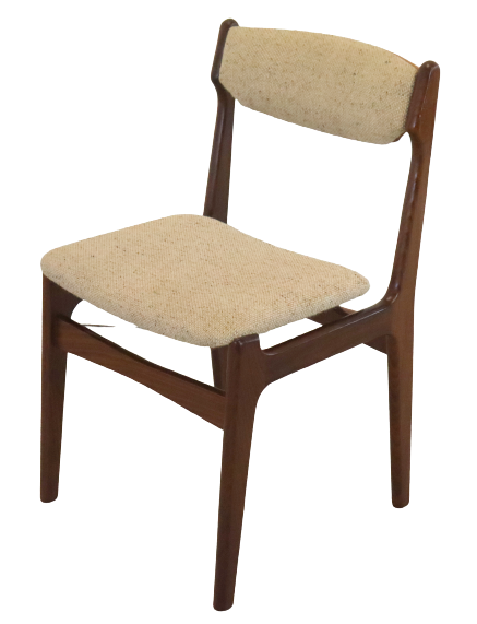 Set of 4 mid century teak chairs 'Nejede'