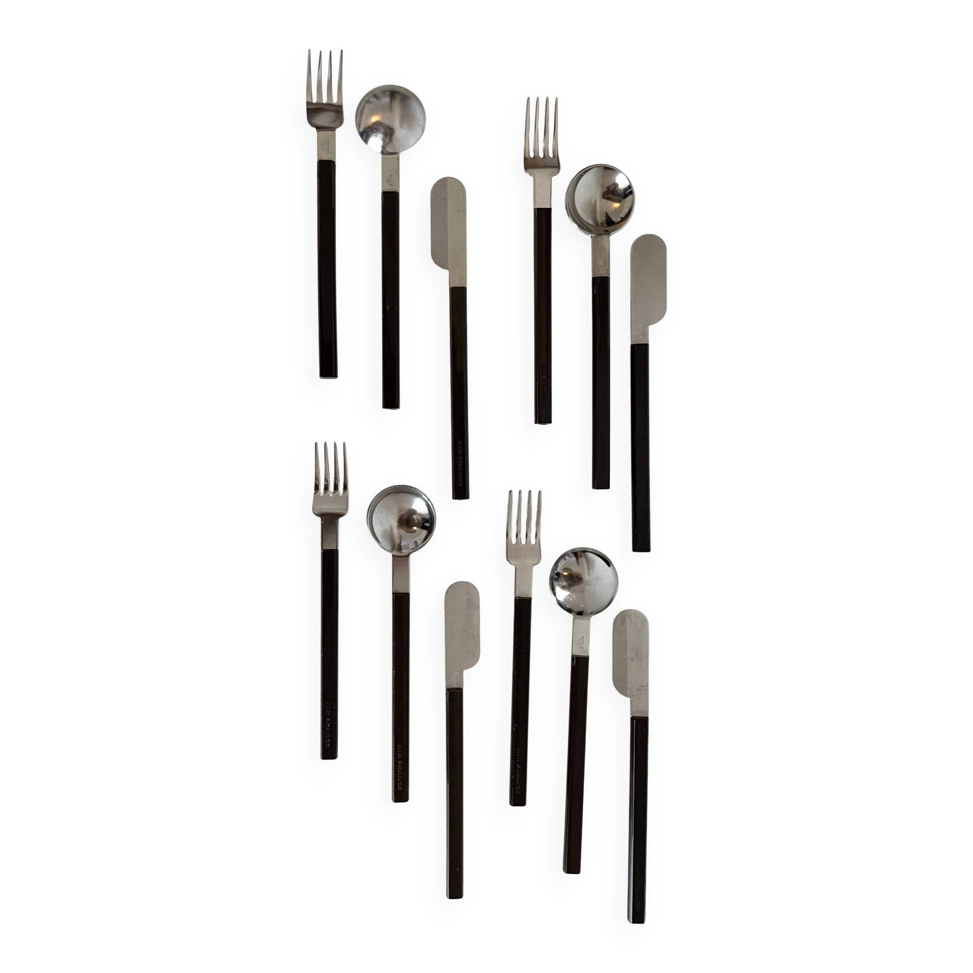 Set of 12 Concorde cutlery by Raymond Loewy