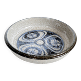 Vintage Søholm Denmark blue stoneware ceramic mid-century bowl