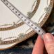 Porcelain Plate Limoges Harreau Fluted Edge Neo-Classical Style Louis XVI