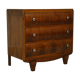 Art Deco chest of drawers in walnut veneer, circa 1930