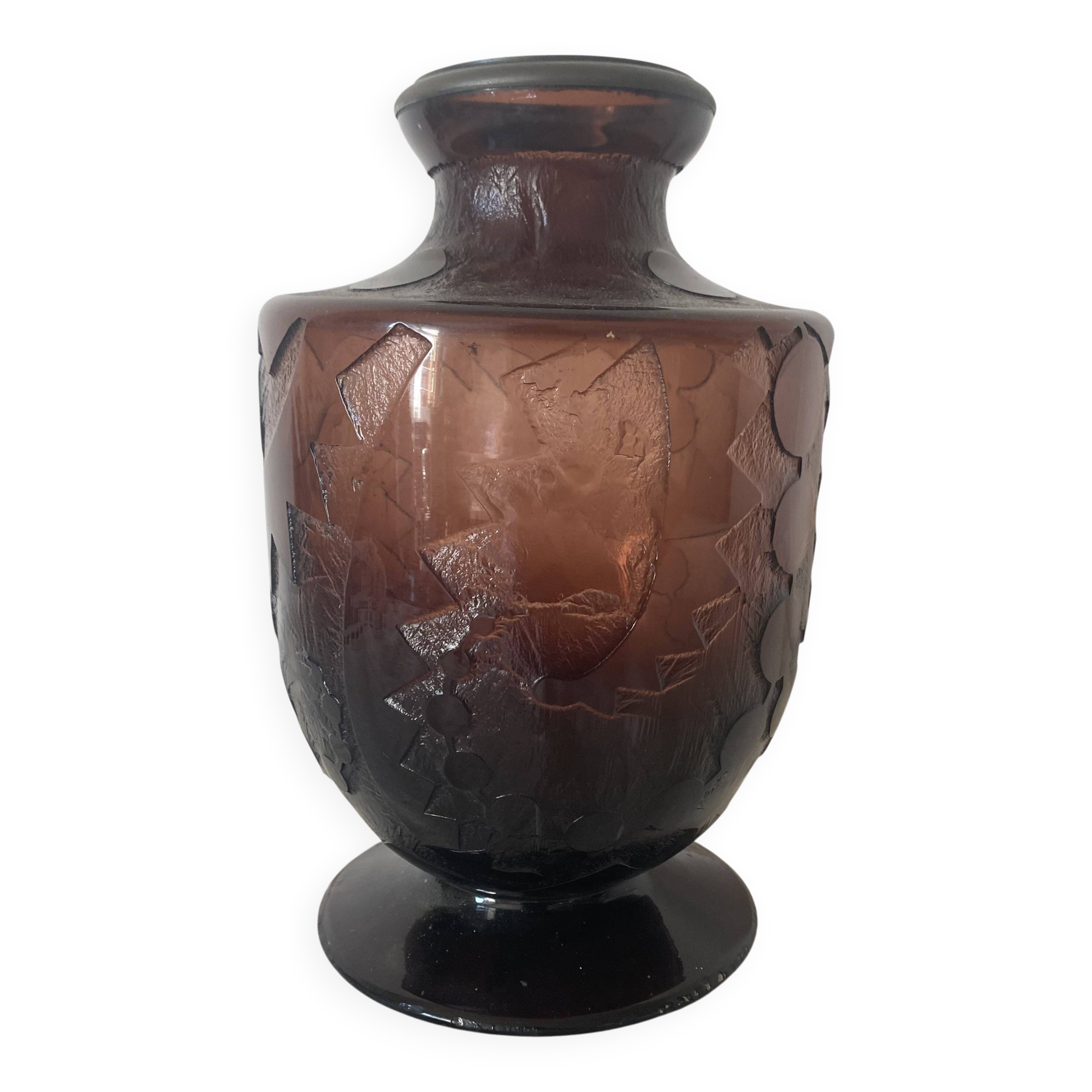 Art Deco vase signed Vérame