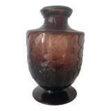 Art Deco vase signed Vérame