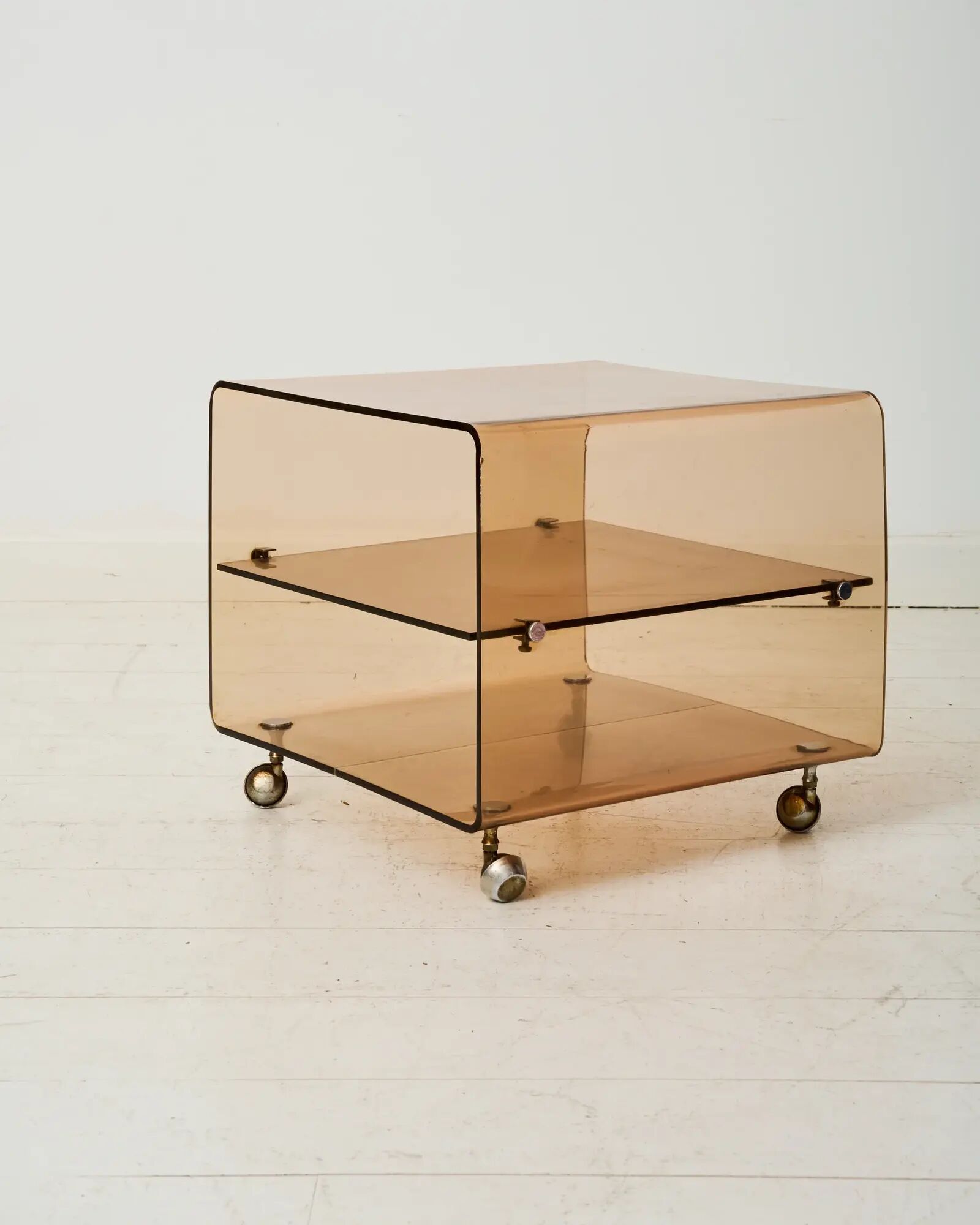 Side table on wheels, Michel Dumas, Roche Bobois, 1970