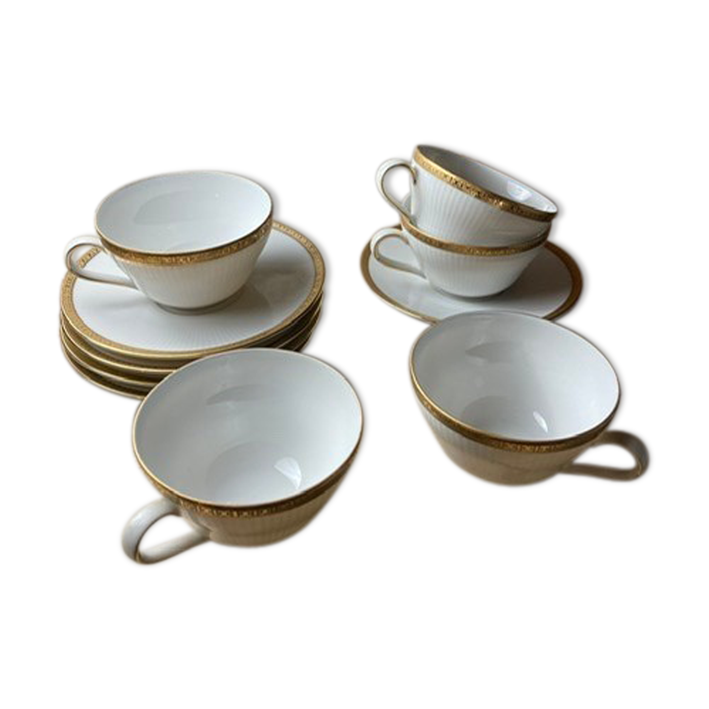 Lot of Bavarian porcelain cups Seltmann Weiden