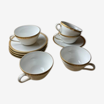 Lot de tasses en porcelaine de Bavière Seltmann Weiden