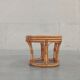 Tabouret en bambou et rotin