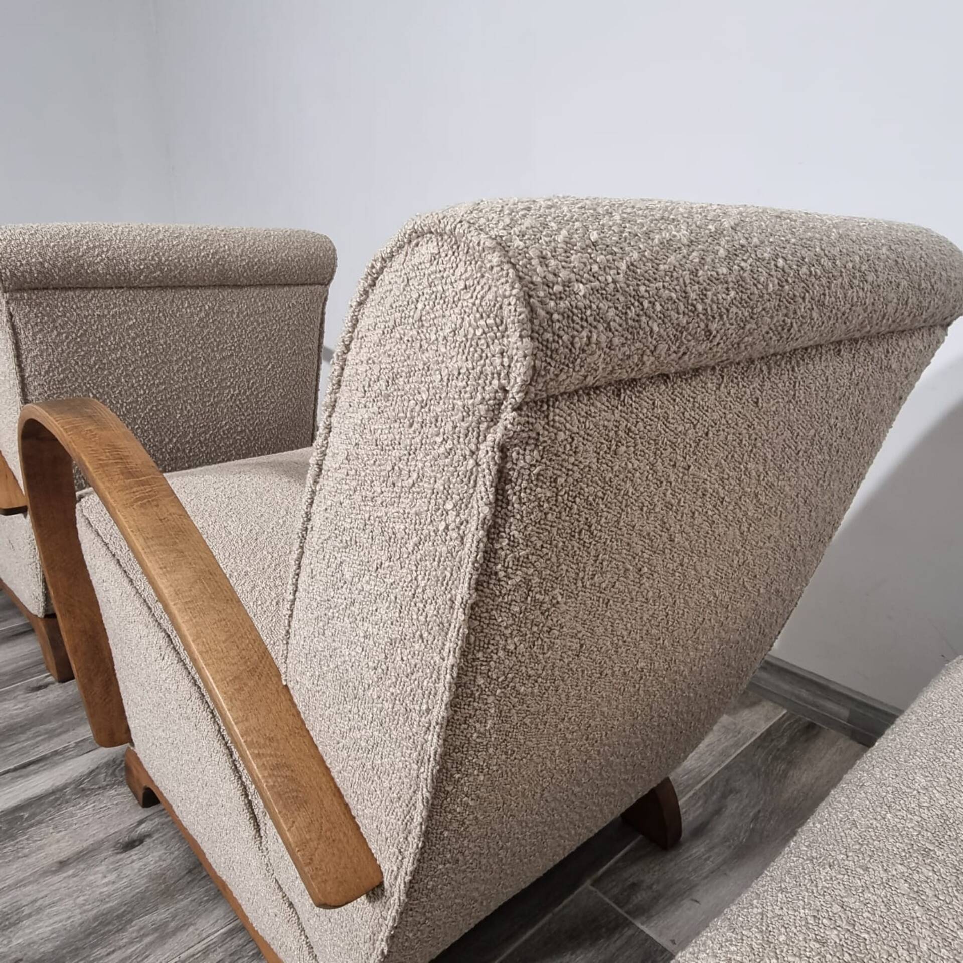 Armchairs from Jindrich Halabala, 1940s, Set of 3