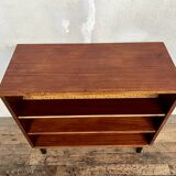 Vintage teak bookcase shelf 1960