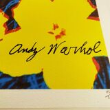 1980s Andy Warhol "Flowers" Limited Edition Lithograph by CMOA.