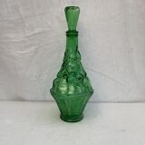 Italian glass decanter green