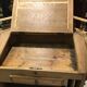 Oak counter and pin stripped metier furniture