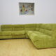 Mid-century corduroy modular sofa, 70s