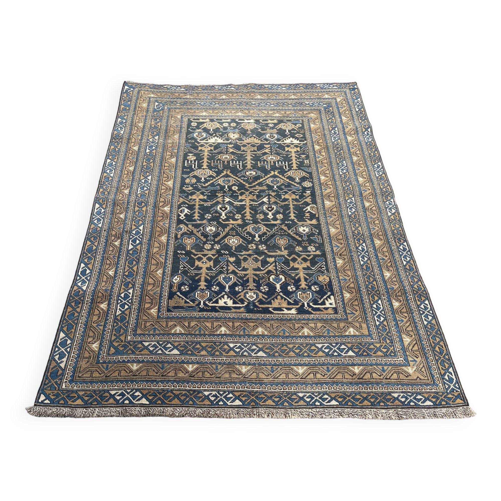 Antique Caucasian Shirvan Carpet