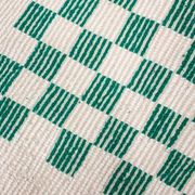 Tapis berbere carré vert taille 150 x 250 cm