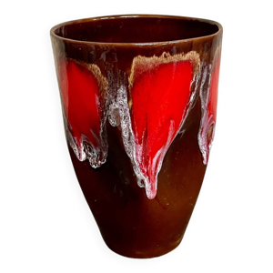 Grand vase Vallauris - rouges