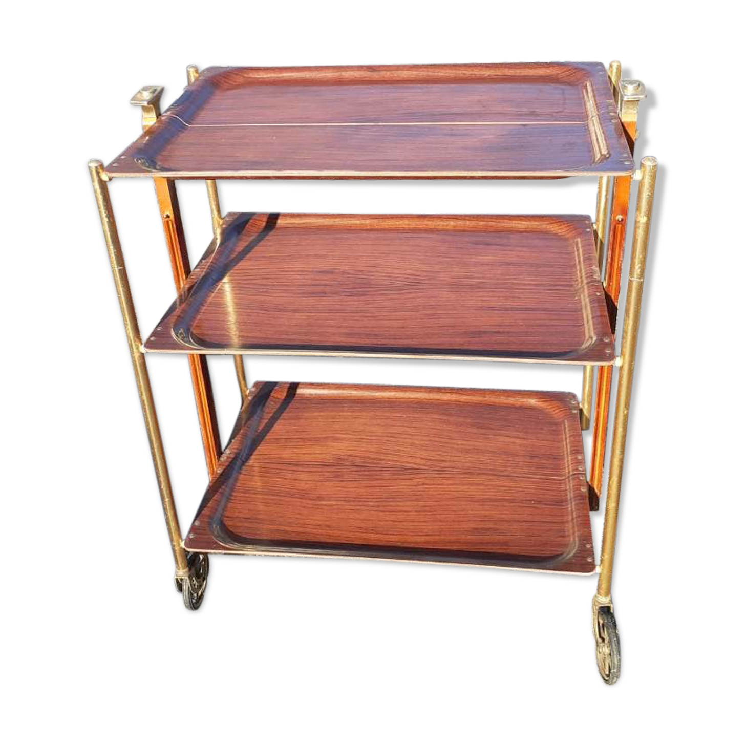 Textable vintage folding dessert