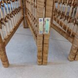 wicker, rattan screen, 5 panels