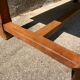 Solid oak dining farm meal table 1980