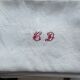 Antique white embroidered napkins