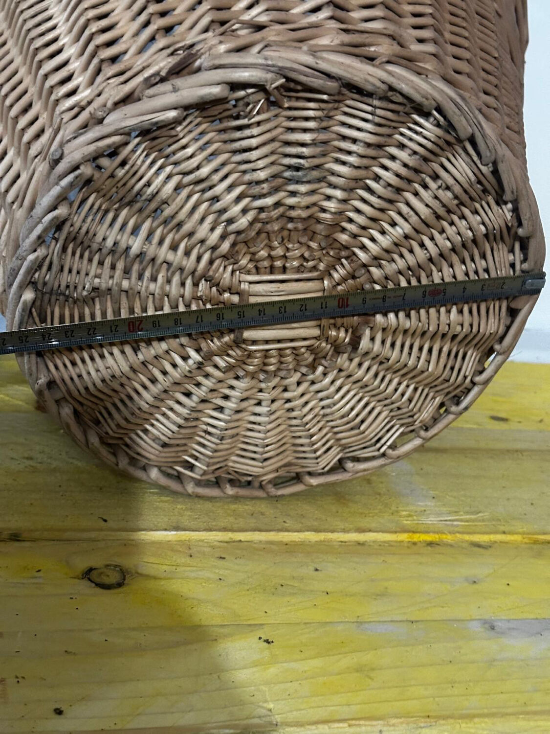 Basket - Vintage woven wicker basket
