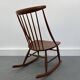 Mid-Century Rocking Chair by Illum Wikkelsø for Niels Eilersen